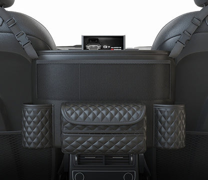 Leather Car Seat Storage Bag