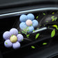 Fleur mignonne : Décoration aromathérapie parfumée pour voiture