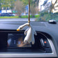 Hanging Oscillating Duck Car Decoration for Rearview Mirror