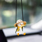 Hanging Oscillating Duck Car Decoration for Rearview Mirror
