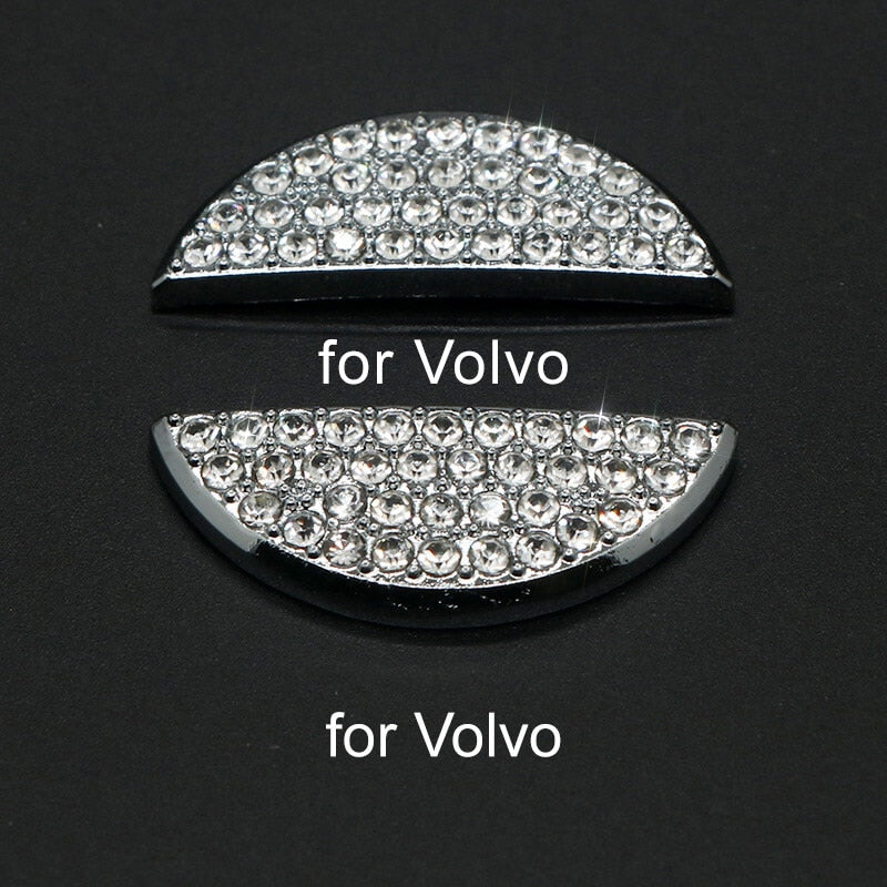 Autocollants de logo pour volant de voiture.