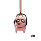 Adorable pendentif de voiture en forme de cochon oscillant pour le rétroviseur