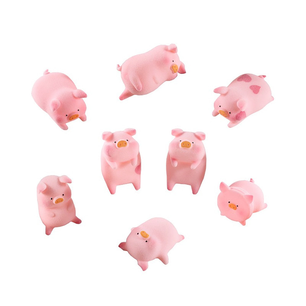 Adorable pendentif de voiture en forme de cochon oscillant pour le rétroviseur