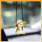 Hanging Oscillating Duck Car Decoration for Rearview Mirror