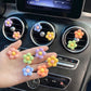 Fleur mignonne : Décoration aromathérapie parfumée pour voiture